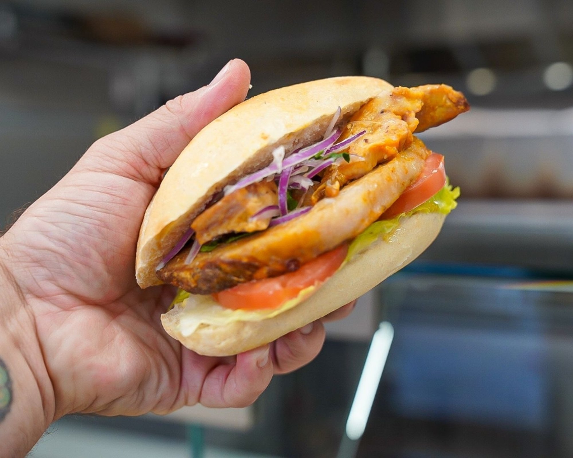 Butifarra Sandwich + 2 Sauces