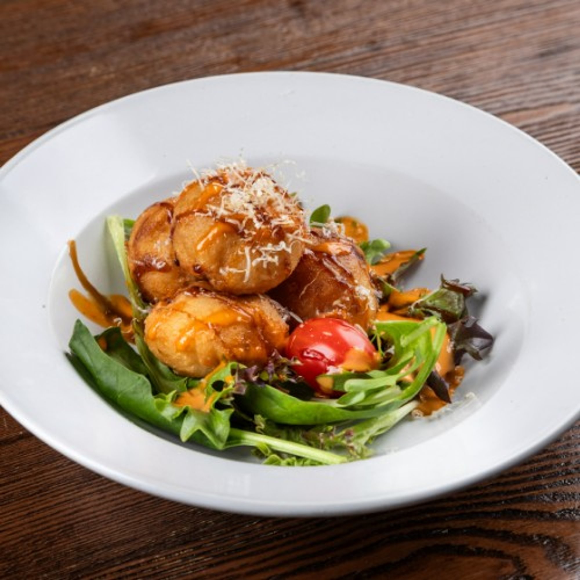 TAKOYAKI (fried octopus balls)