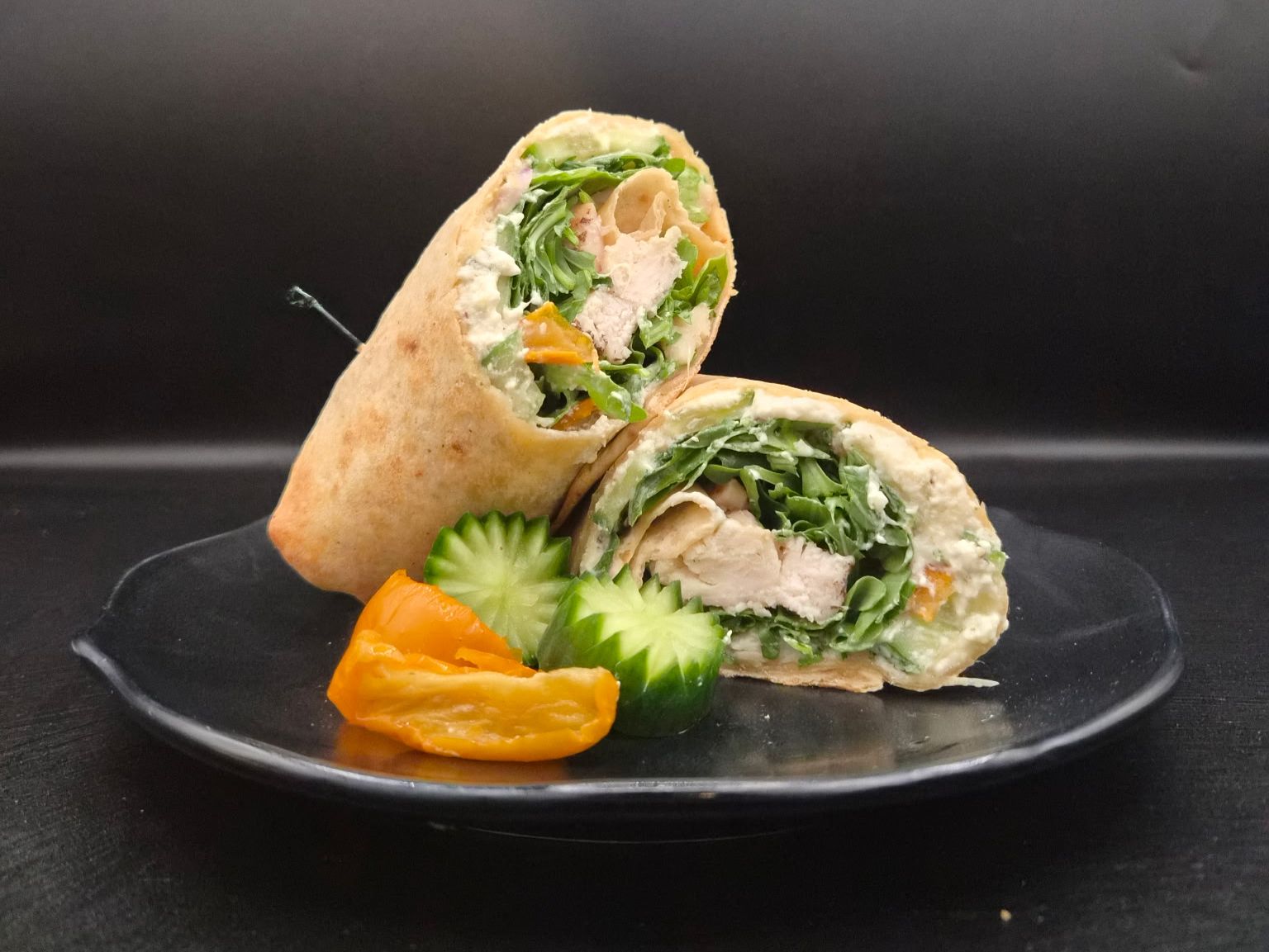 Grilled Chicken Feta Wrap