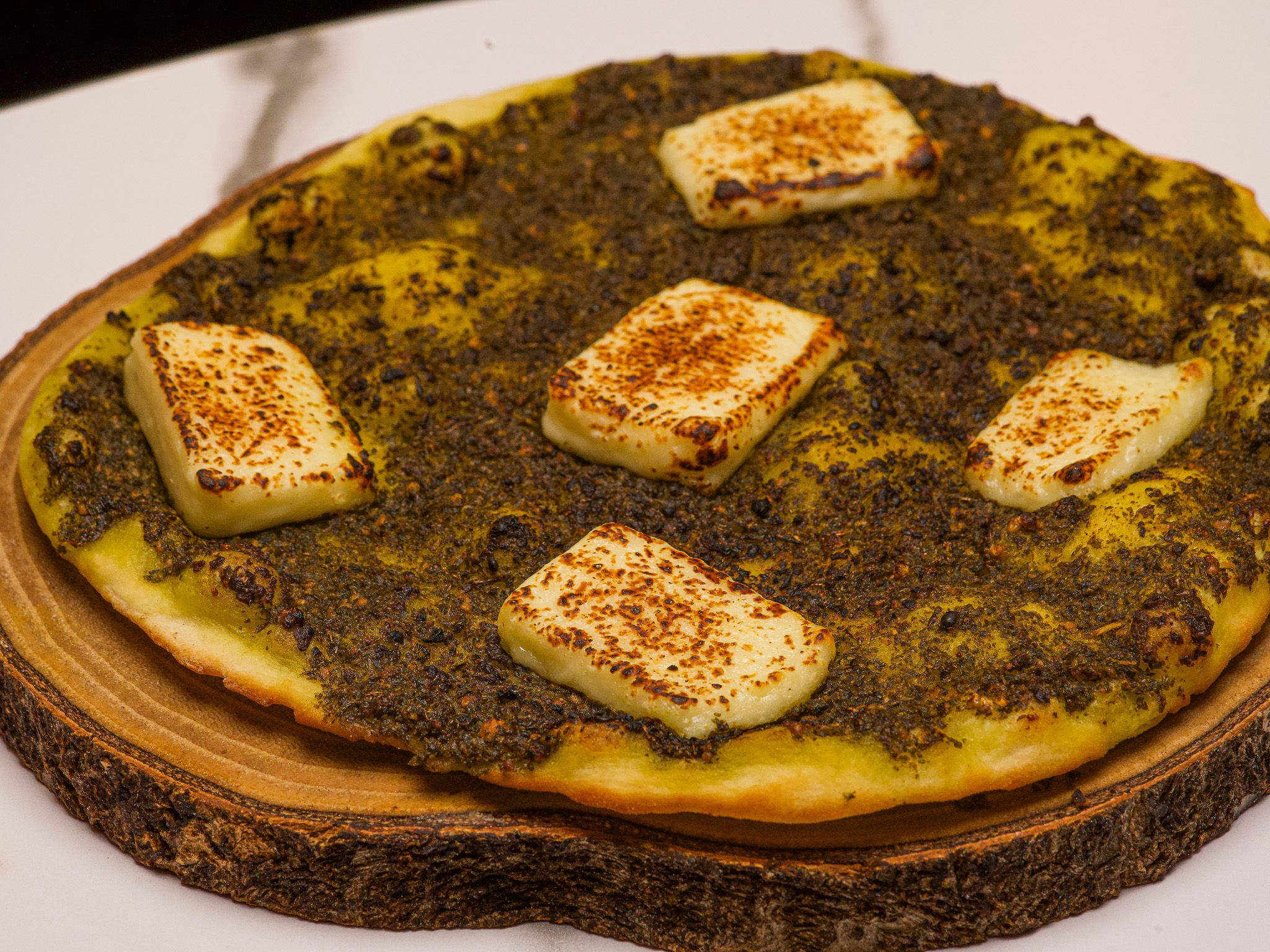 Pesto Halloumi