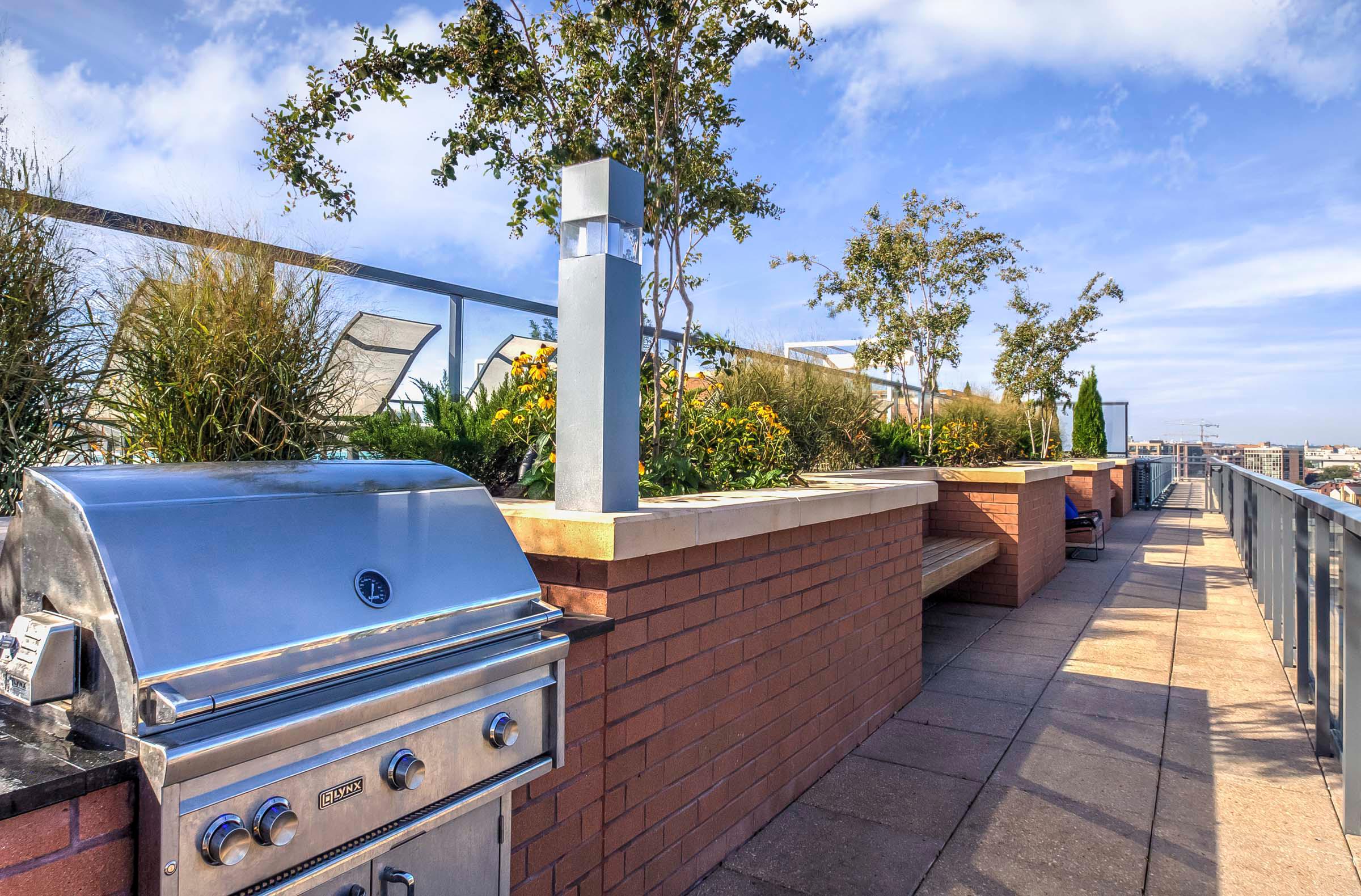 Metro rooftop outdoor grills