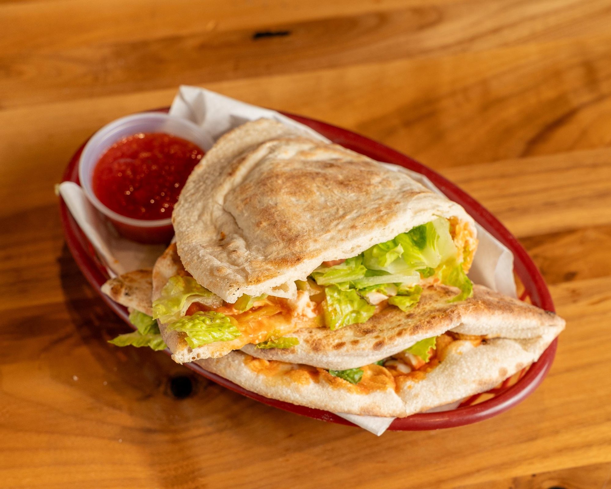 Chicken Bacon Ranch Pita Bread