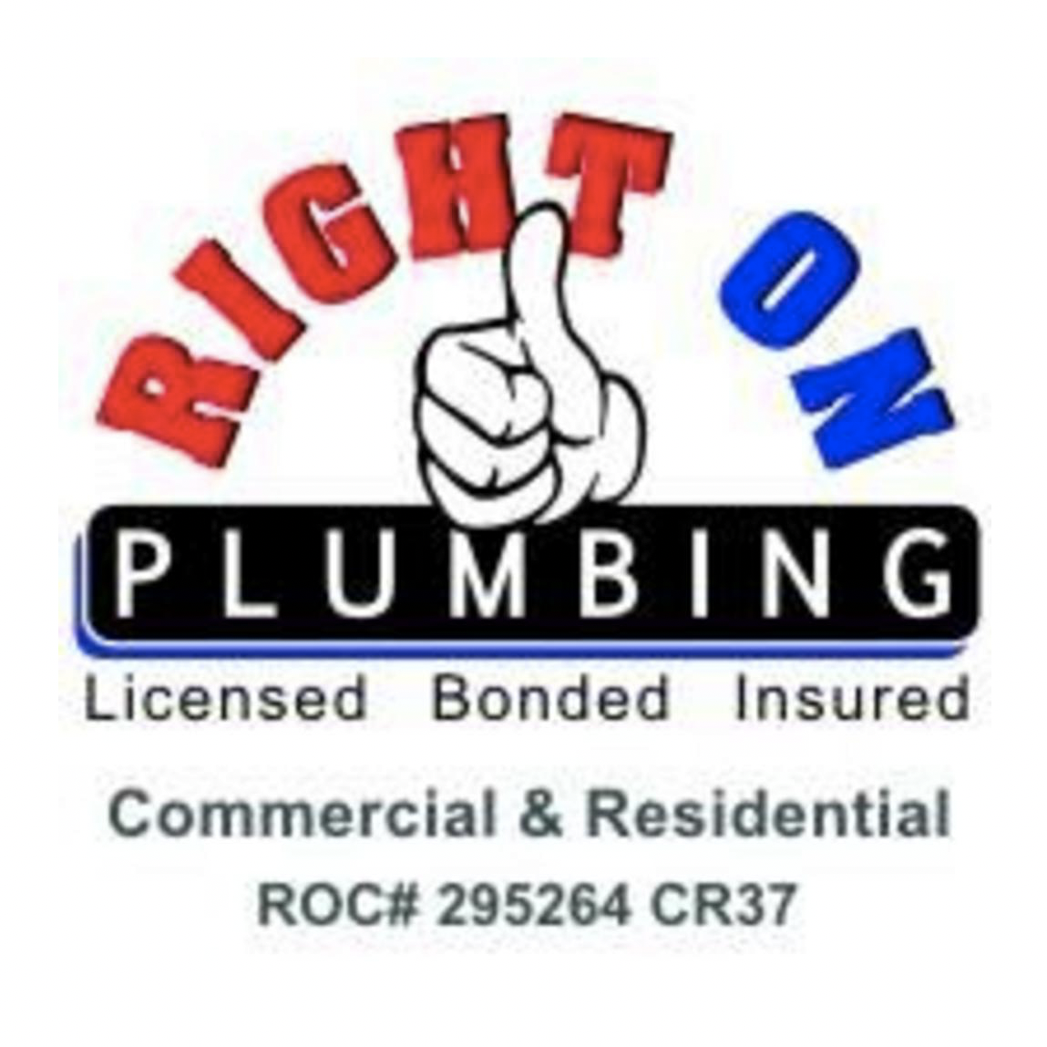 Right On Plumbing Logo