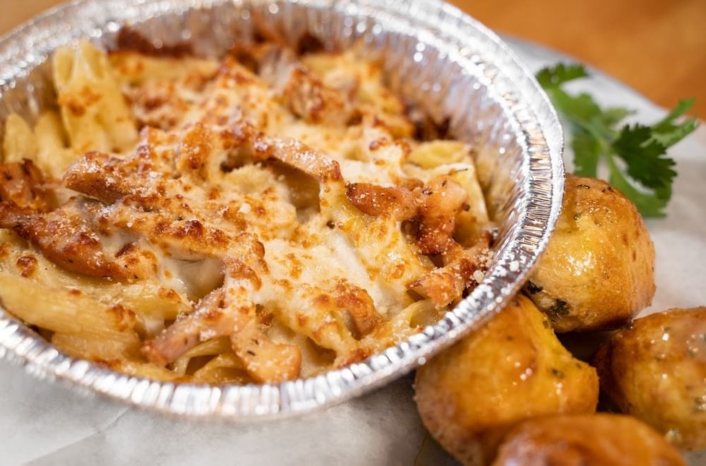 Penne with Alfredo
