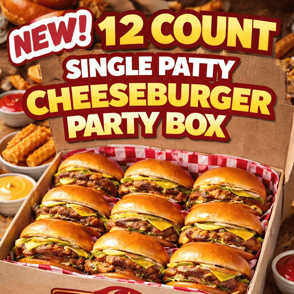 CheeseBurger Box (12 Singles)