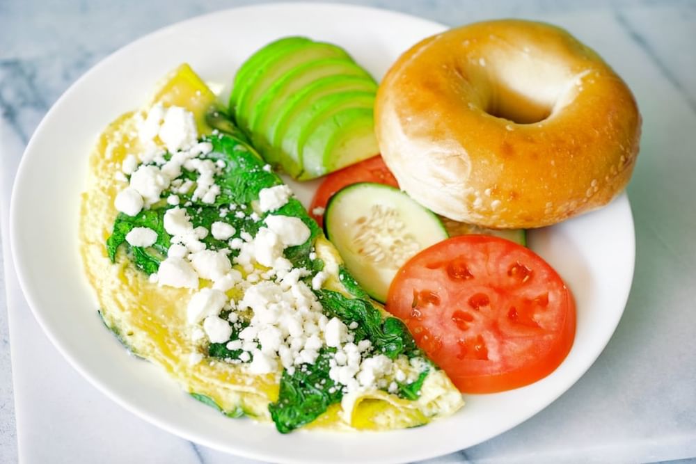 Spinach & Feta Omelette
