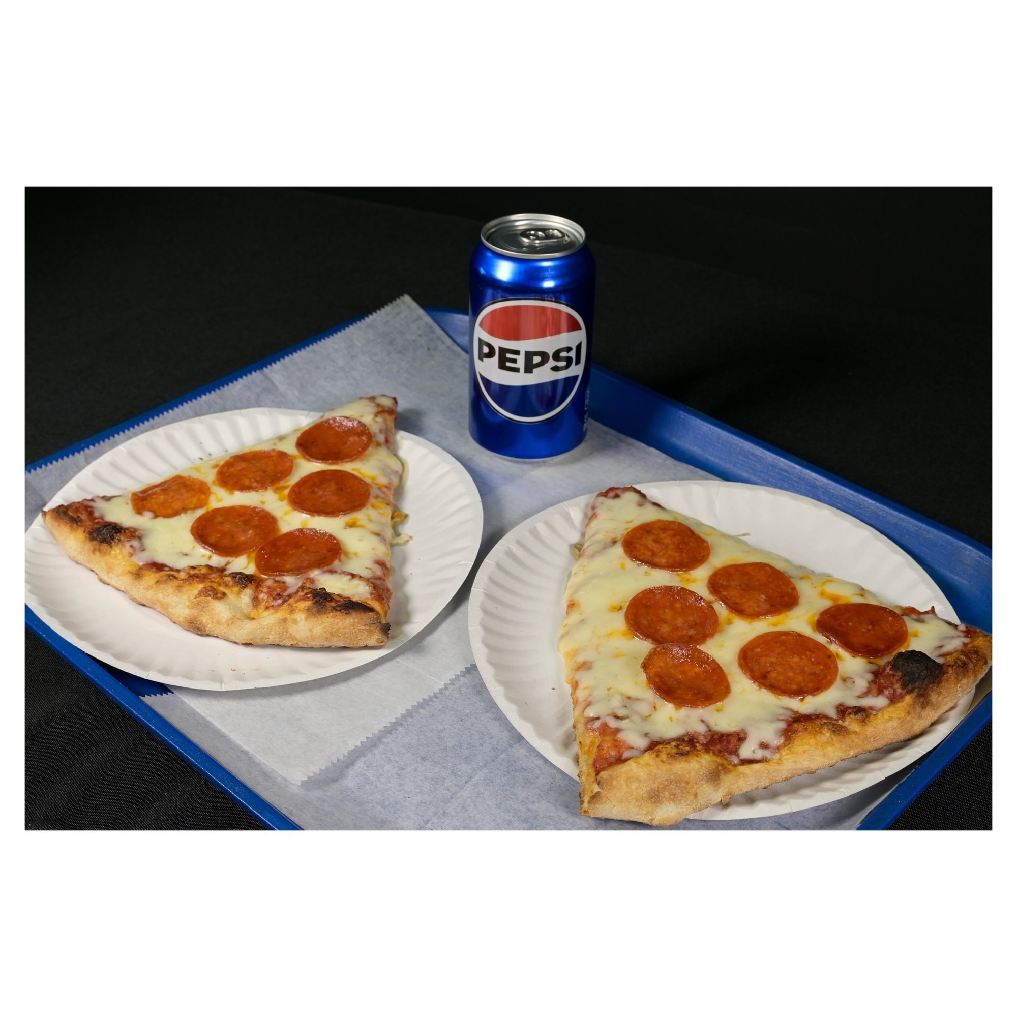 2 Slice of Gourmet Pizza & Can Soda