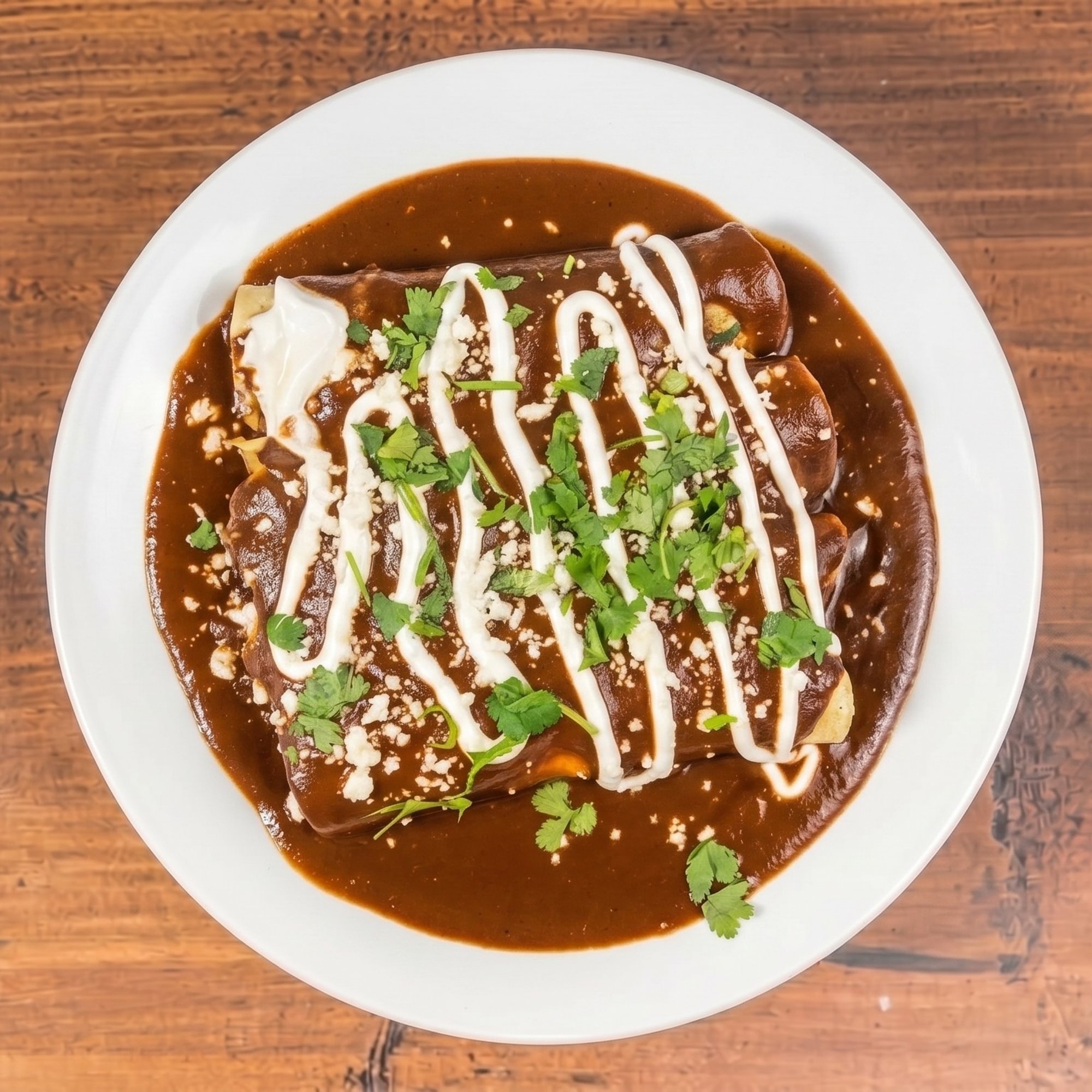 Mole Enchiladas