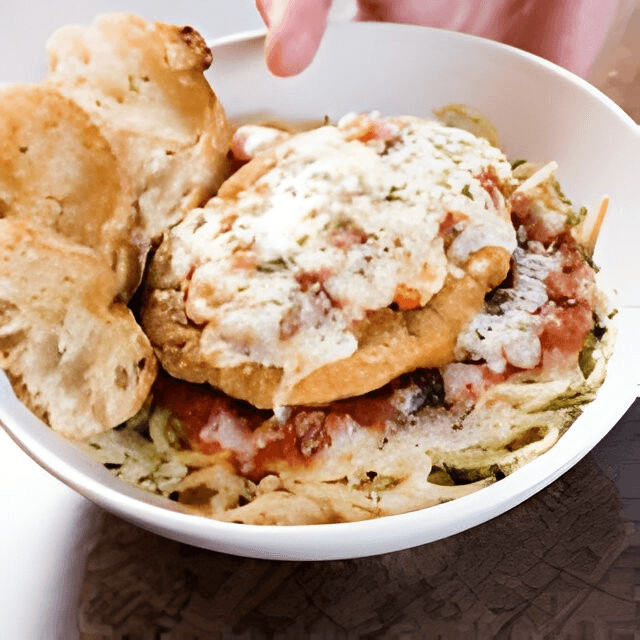Breast of Chicken Parmigiana