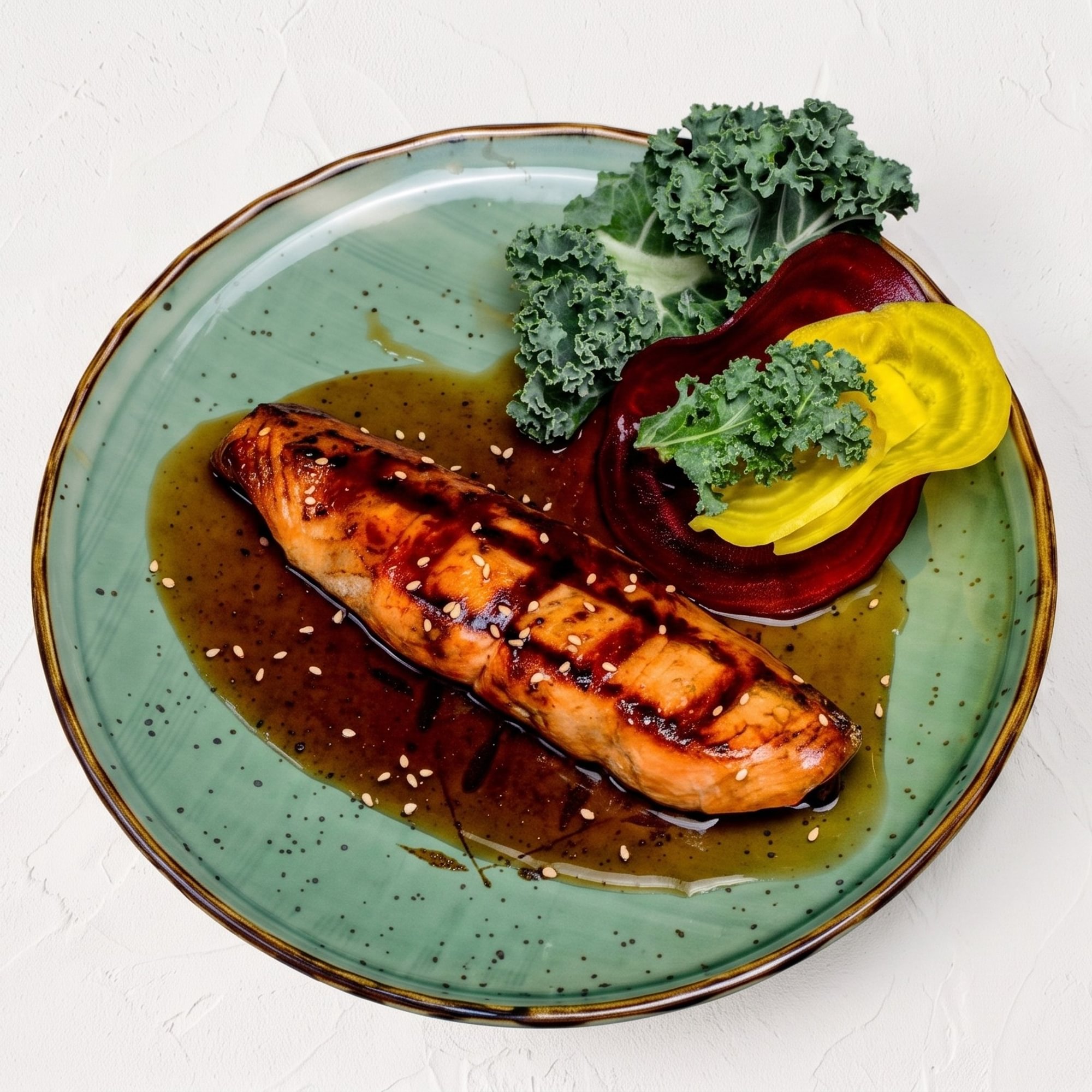 Salmon Teriyaki Dinner