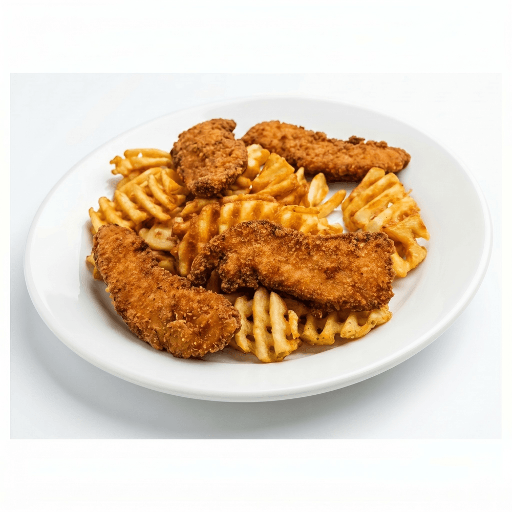 Kids Homemade Chicken Tenders and Fries