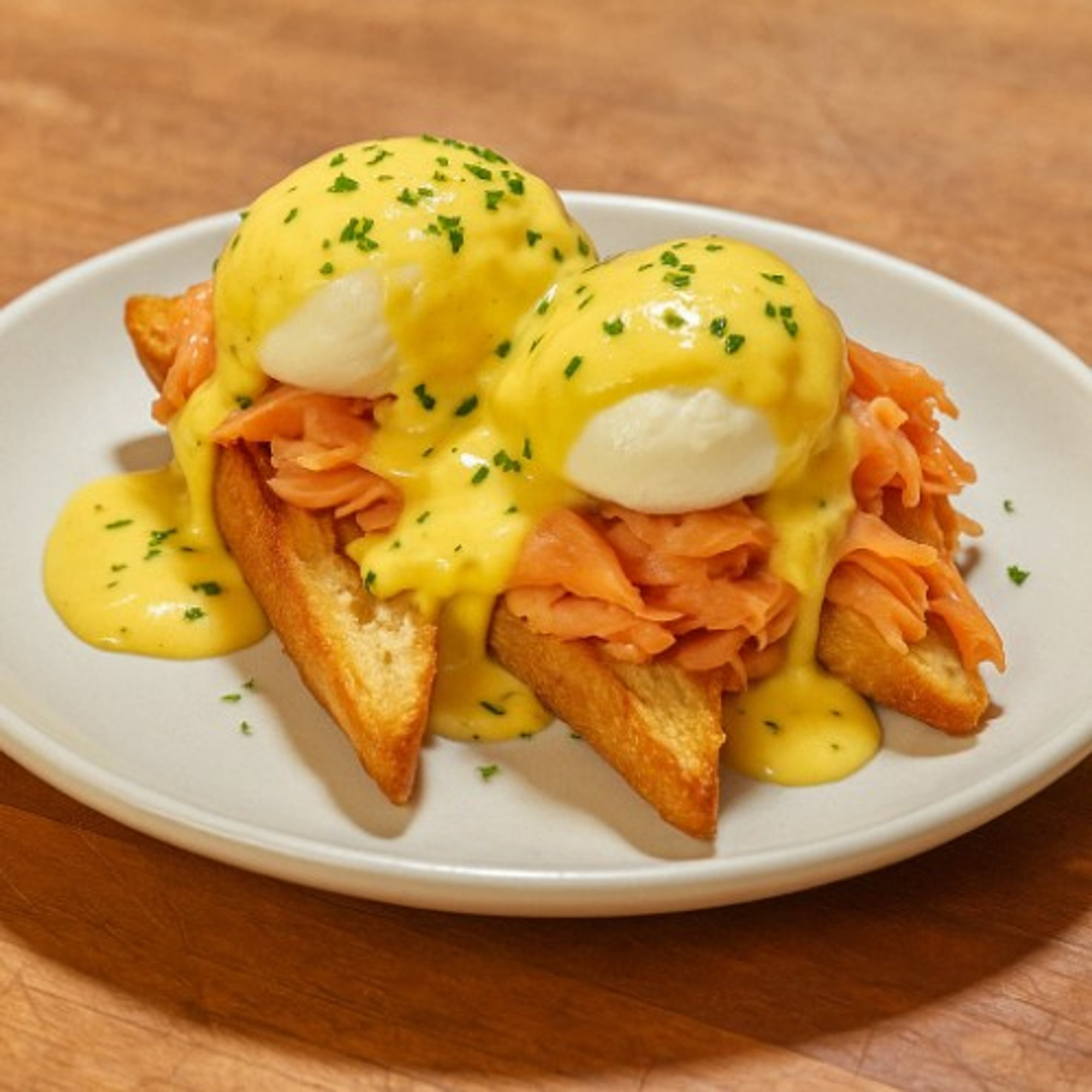 Salmon Eggs Benedict