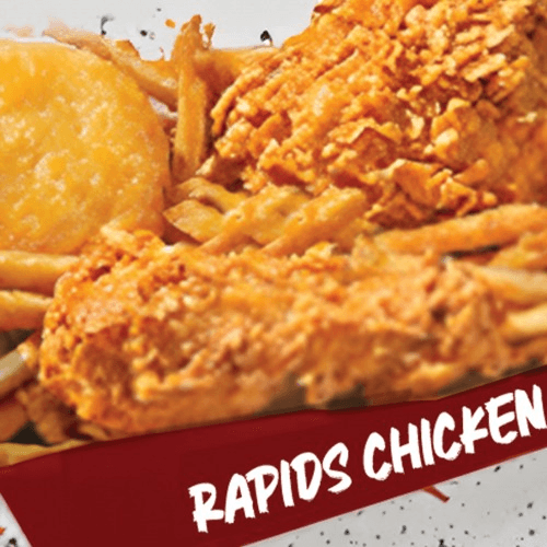 2pc. Rapids Classic Signature Chicken, Coleslaw, Fries and Biscuit