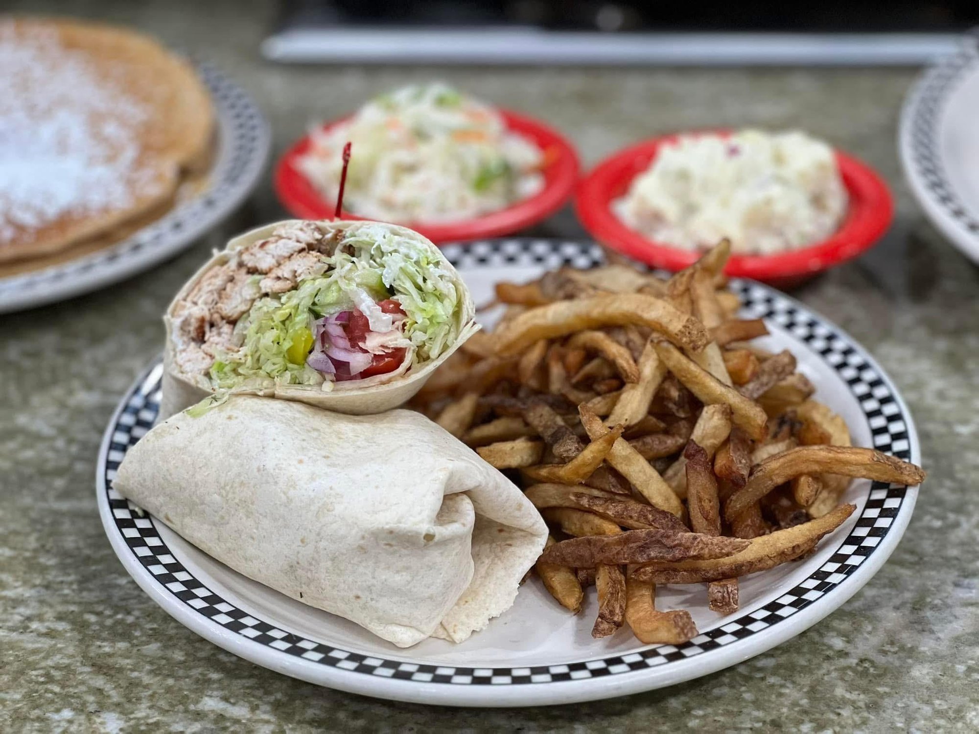 Grilled Caesar Wrap