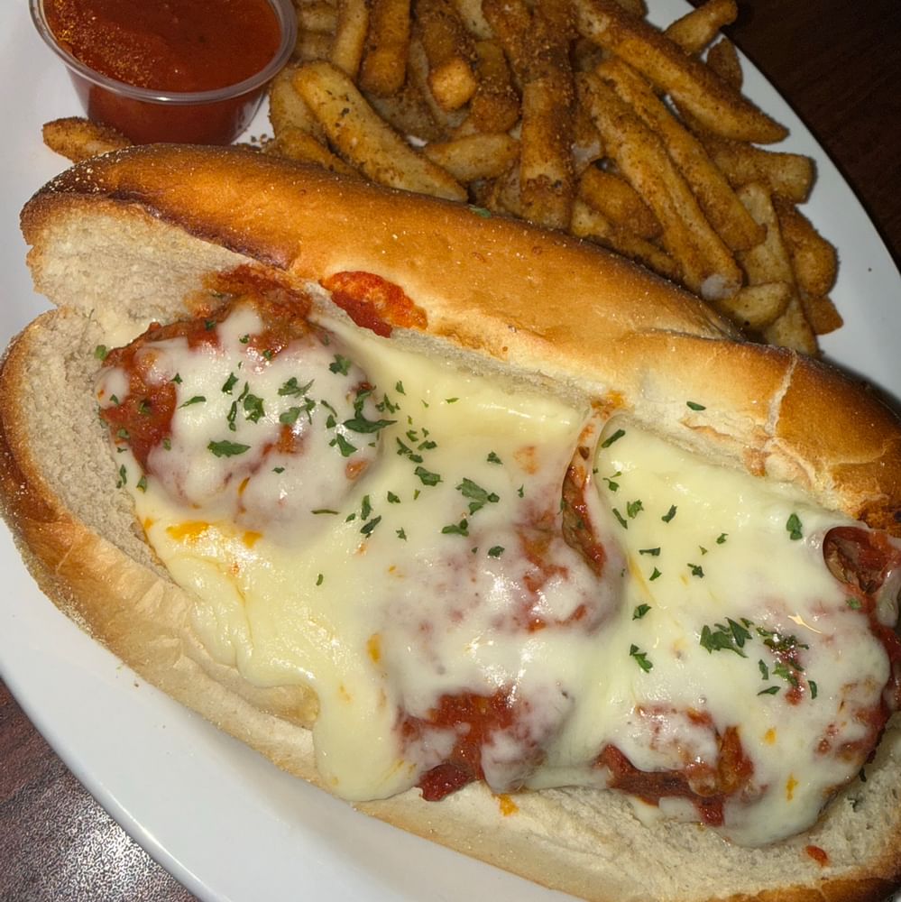Meatball Submarine Sandwich
