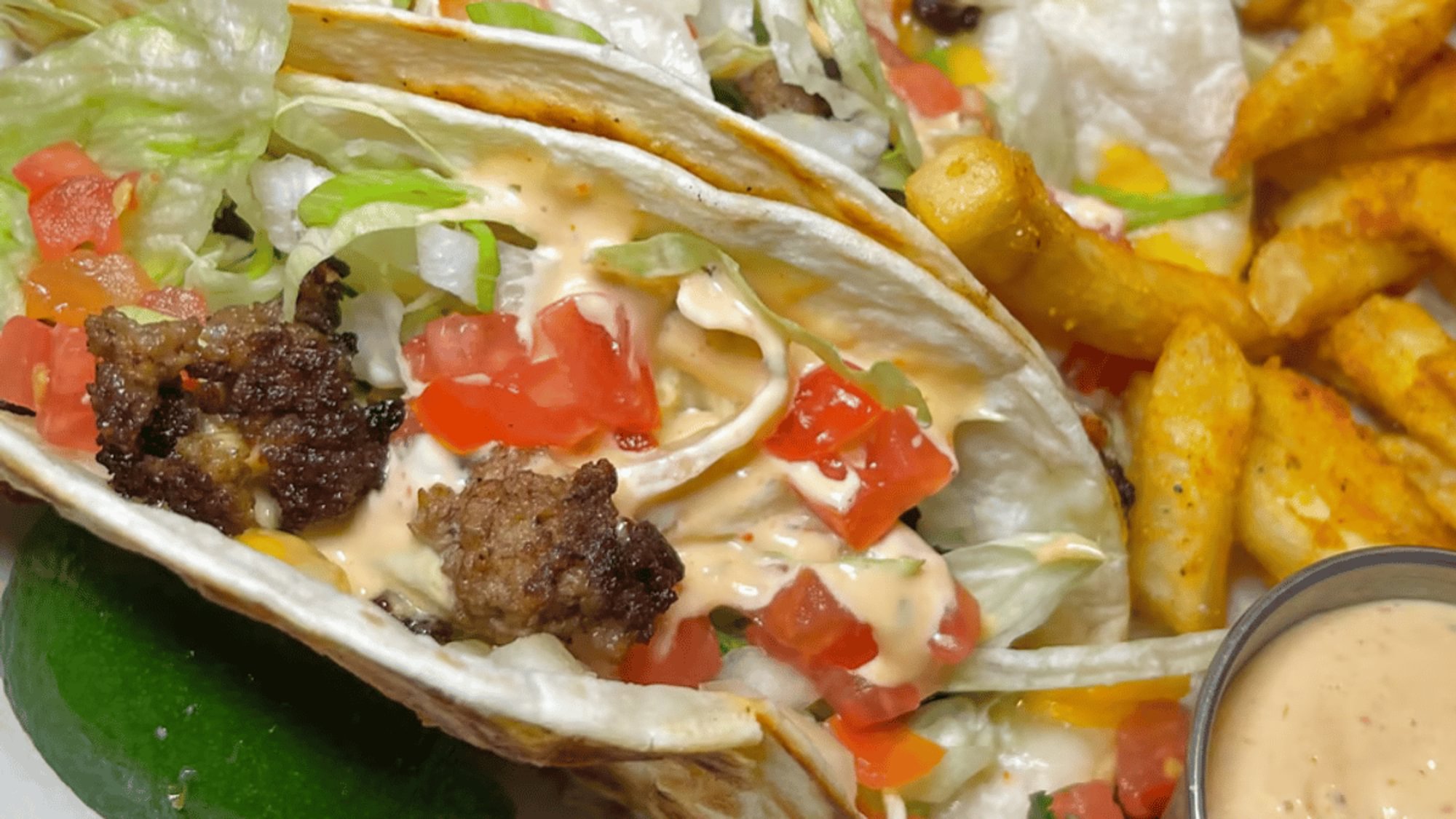 Southwest Smash Tacos Lunch