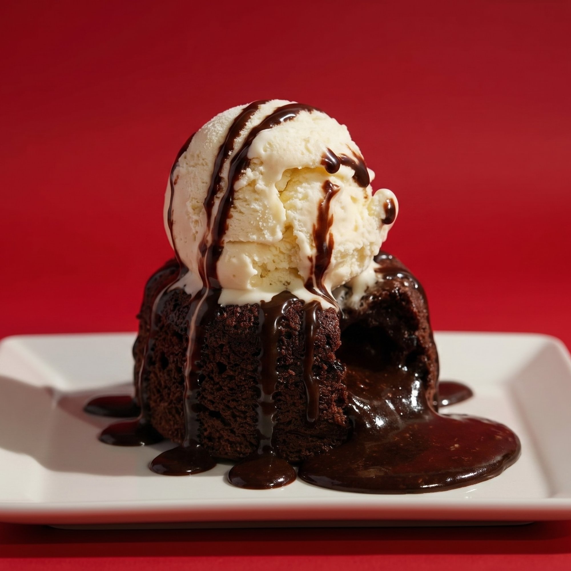 Molten Lava Chocolate Cake Dessert