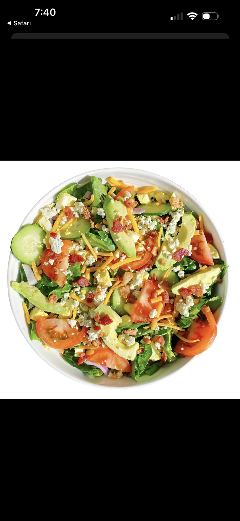 Build Your Own Regular Salad.