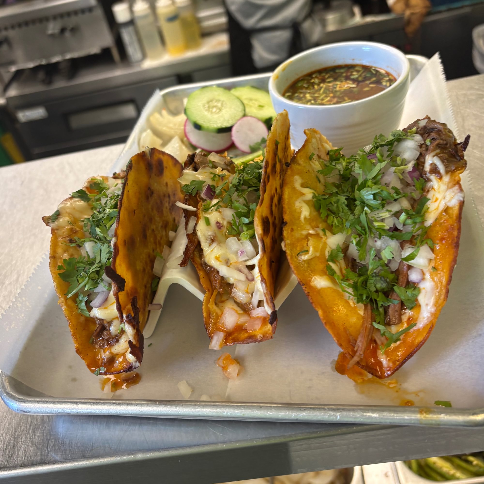 3 Quesabirria Taco Y Consome