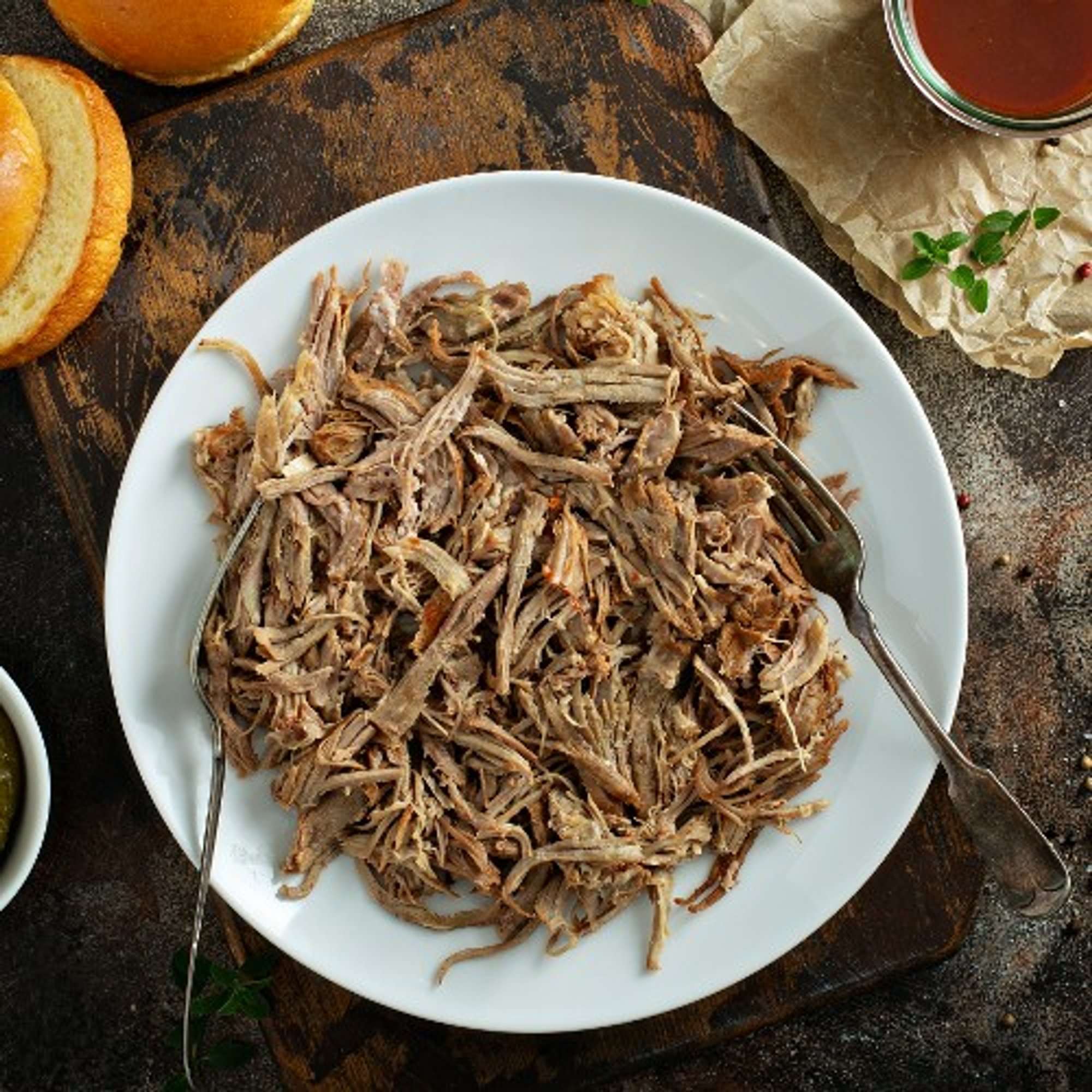 Carnitas (Shredded Pork) Plate