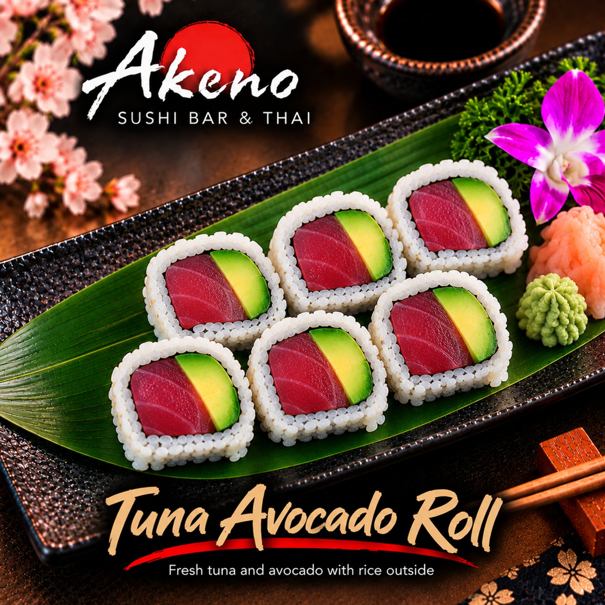 Tuna Avocado Roll**
