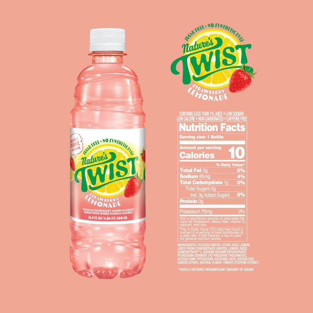 Nature's Twist Sugar Free Strawberry Lemonade