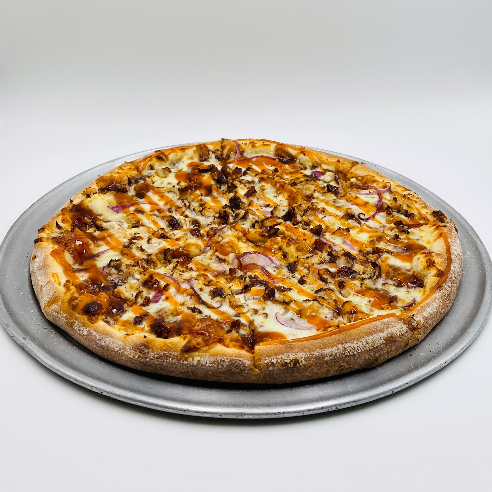 BBQ Chicken pizza + Hot Honey