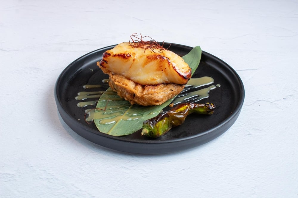 Miso Sea Bass Yakitori