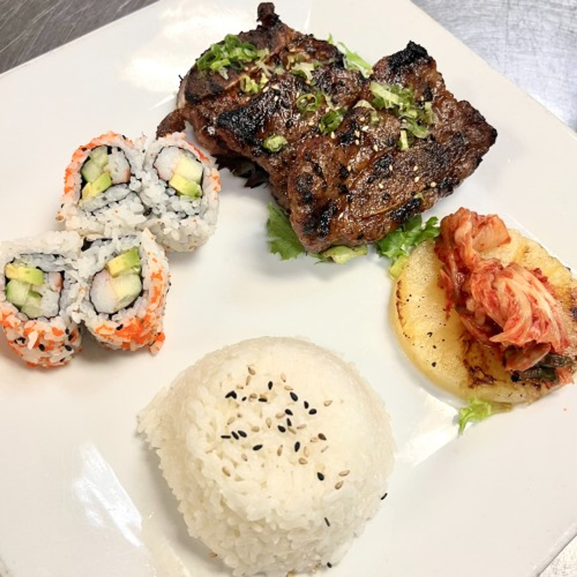 Korean Short Ribs Bento Plate