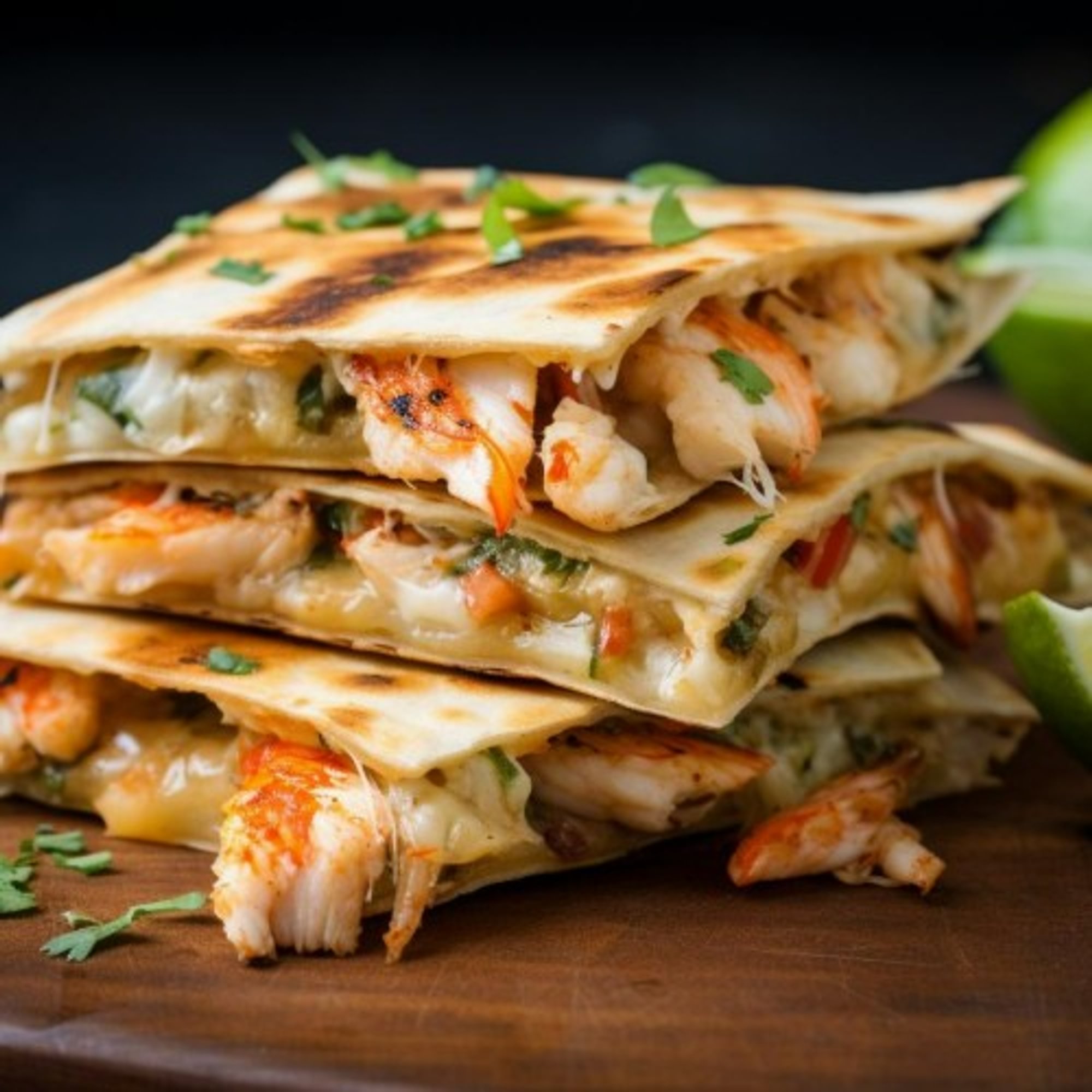 Lunch Quesadilla Camaron