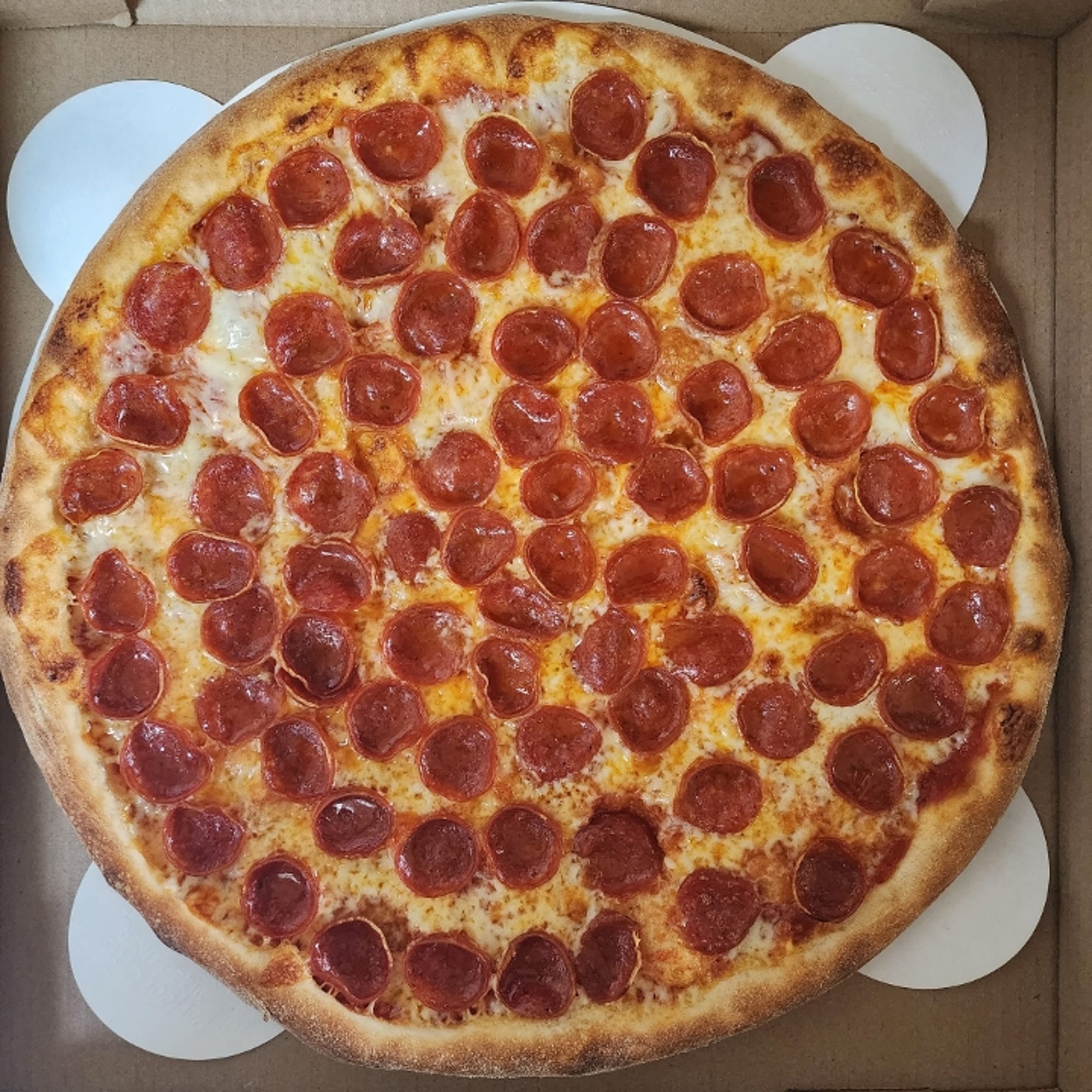 10" Pepperoni Cup N' Char & Hot Honey Drizzle