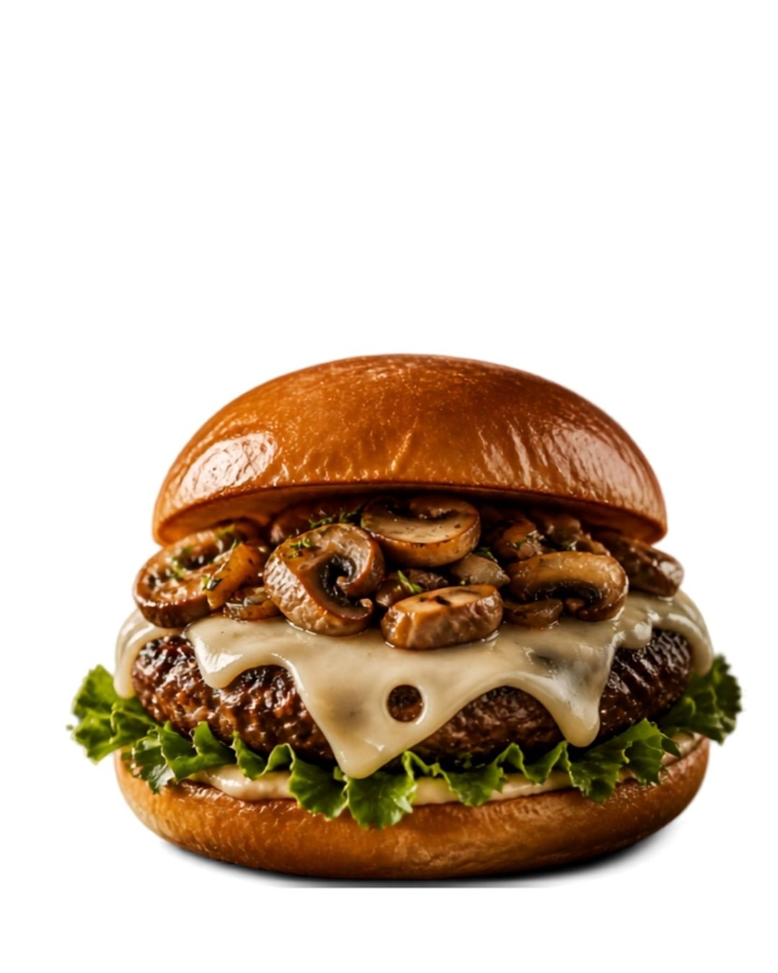 Mushroom Swiss Burger