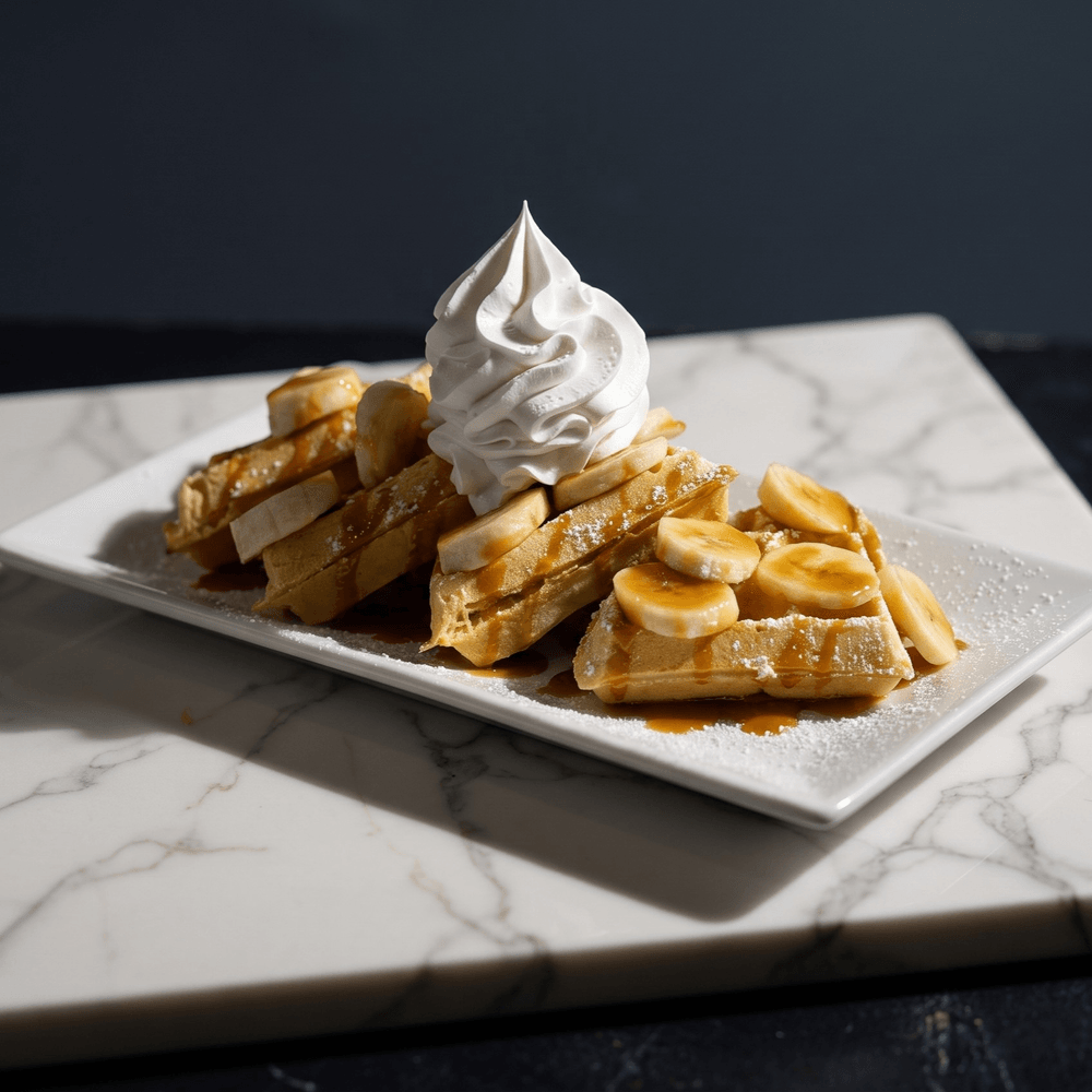 Heartland Waffle with Bananas