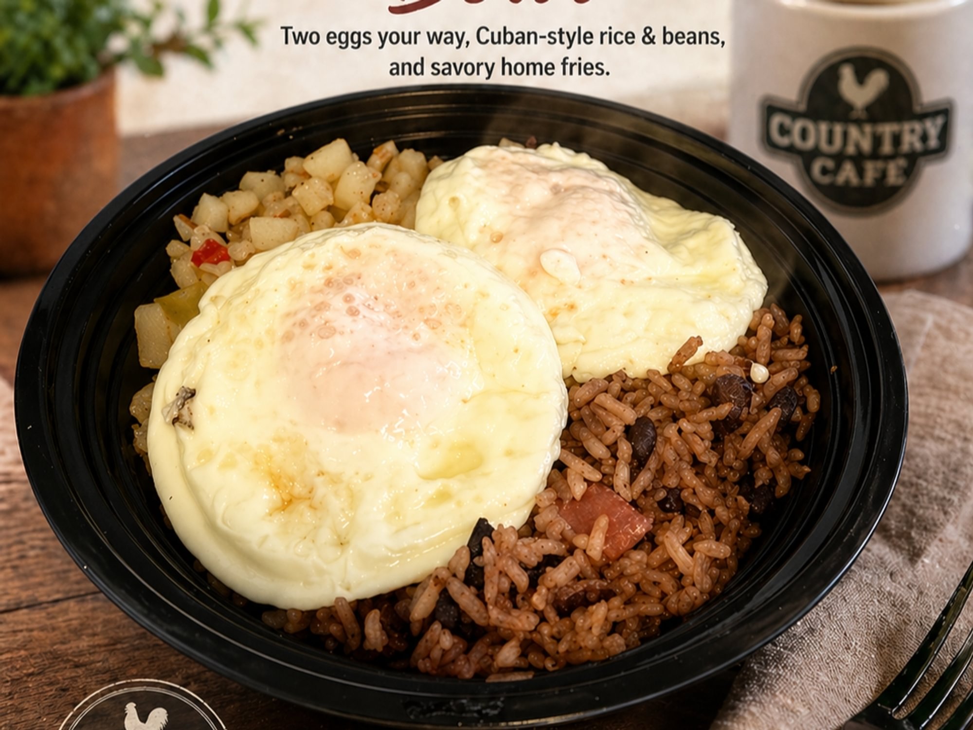 Cuban Country Breakfast