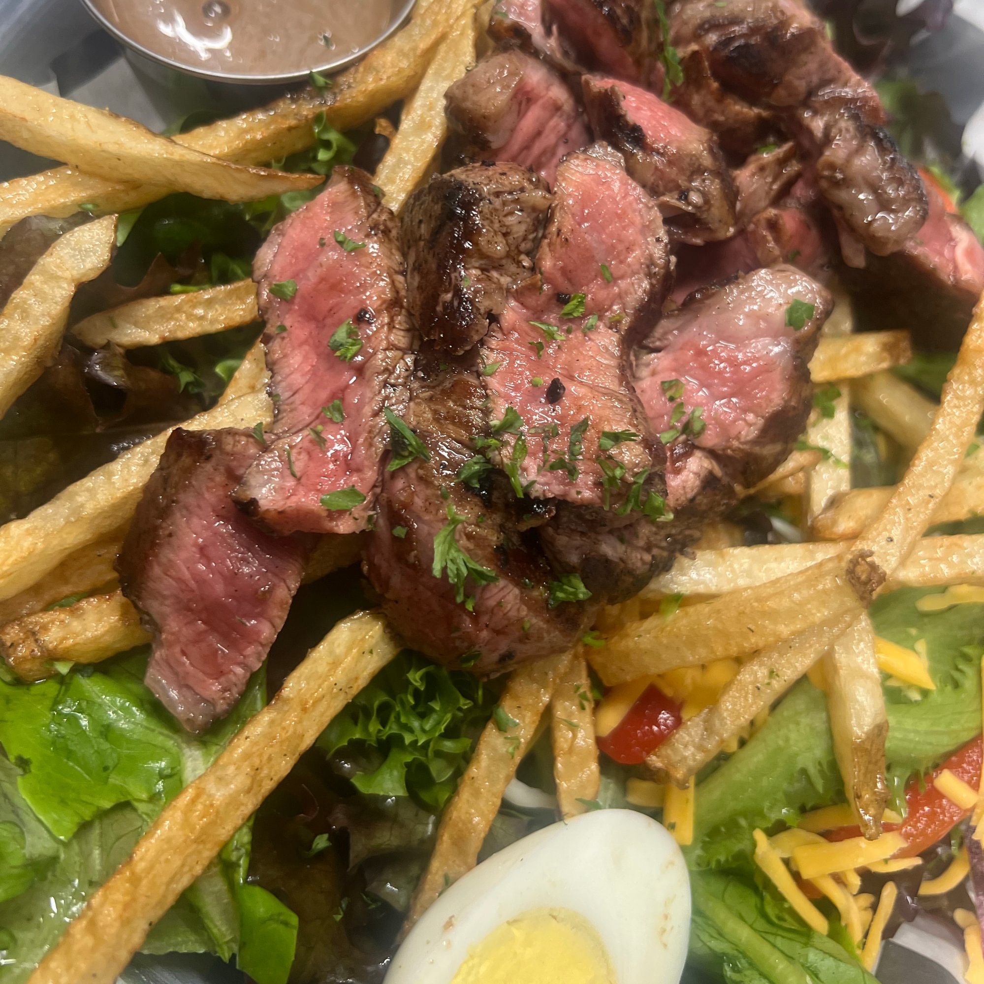 Pittsburgh Salad Steak
