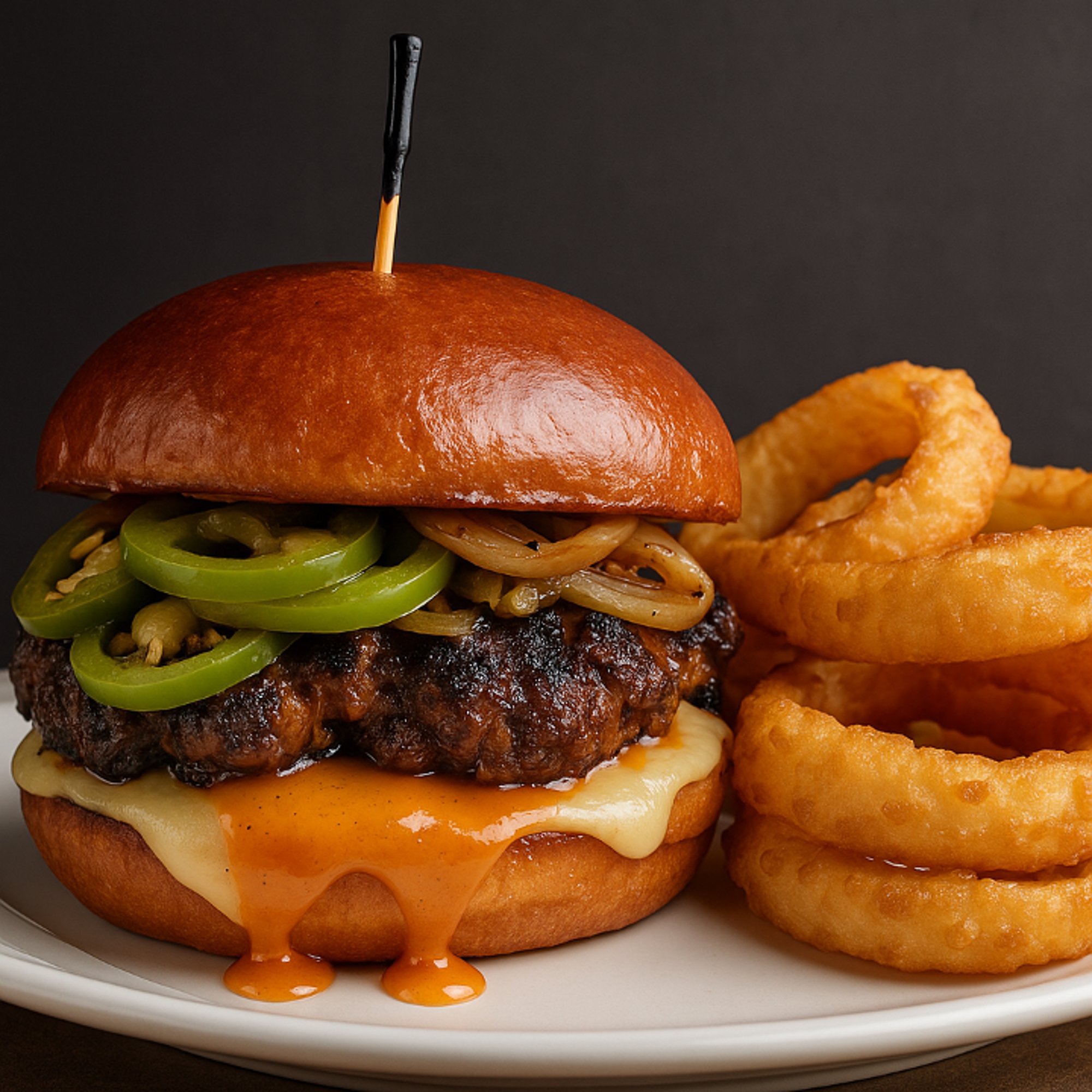 Peaches 'N Scream Burger