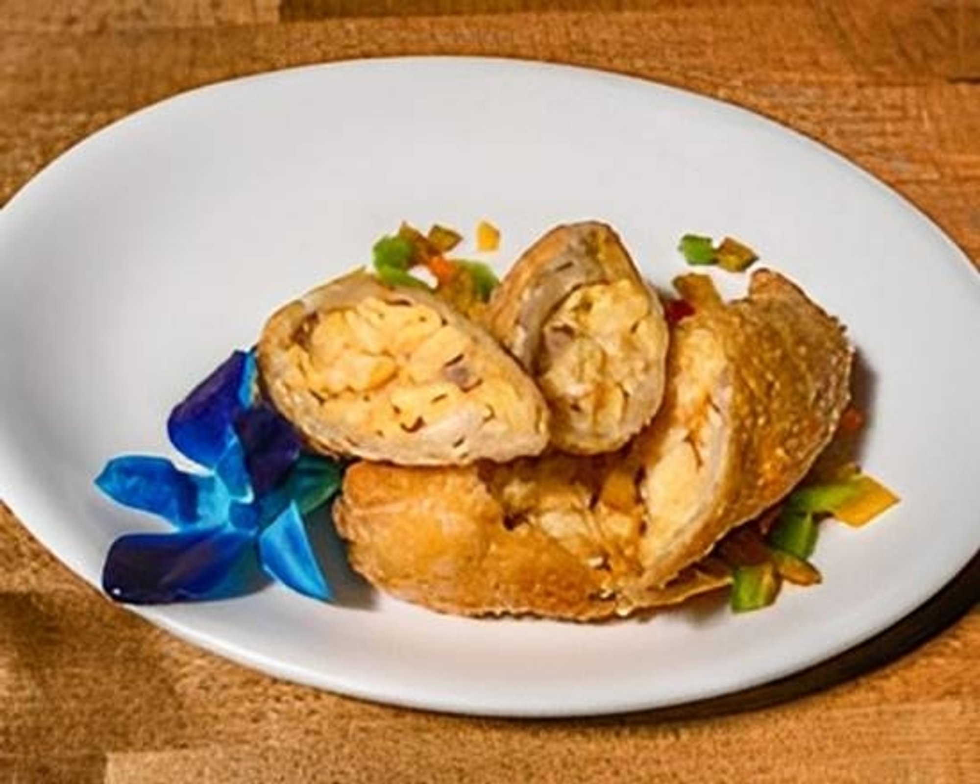 Bacon Mac & Cheese Spring Roll