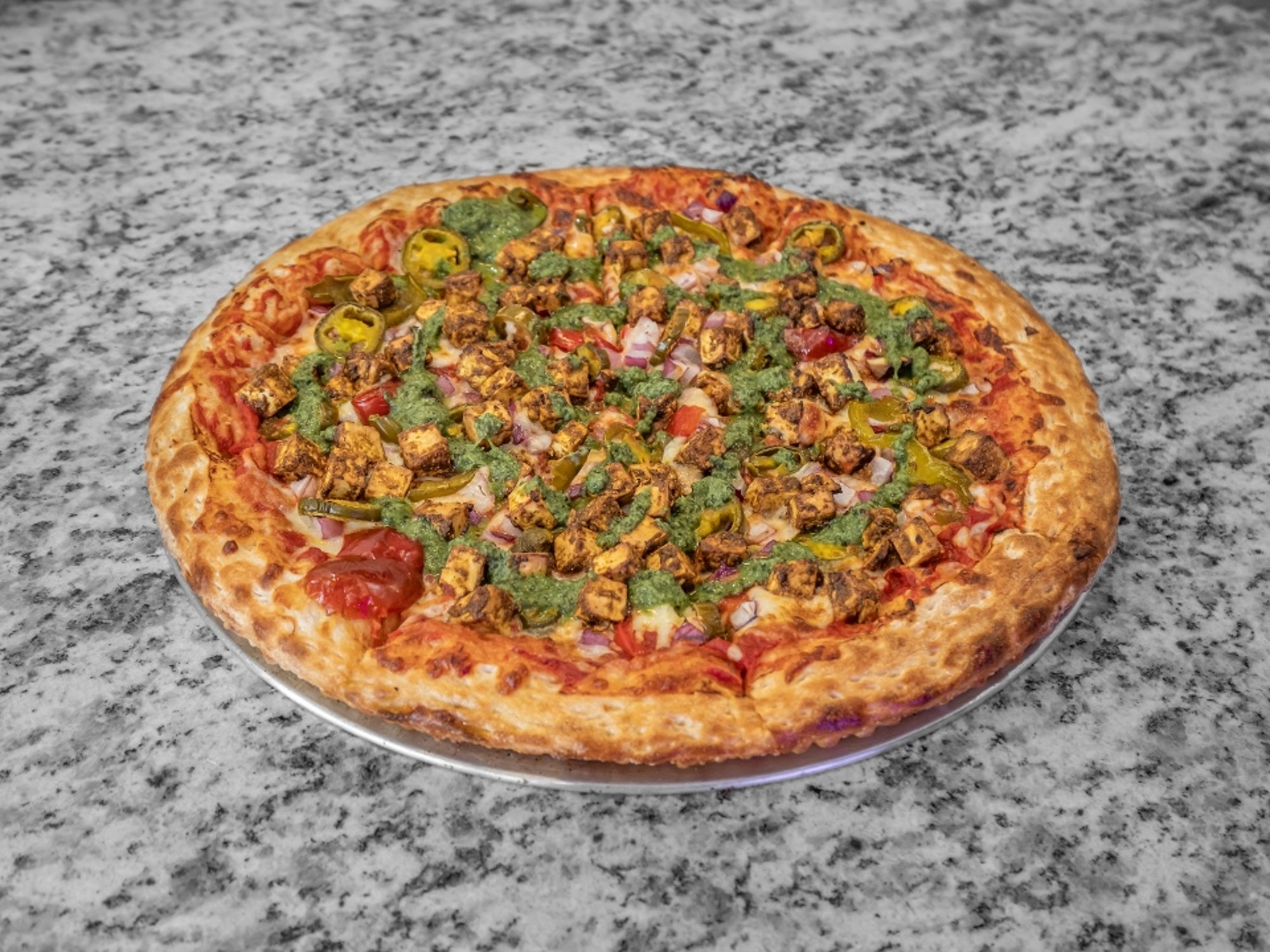 SMALL ACHARI PANEER PIZZA
