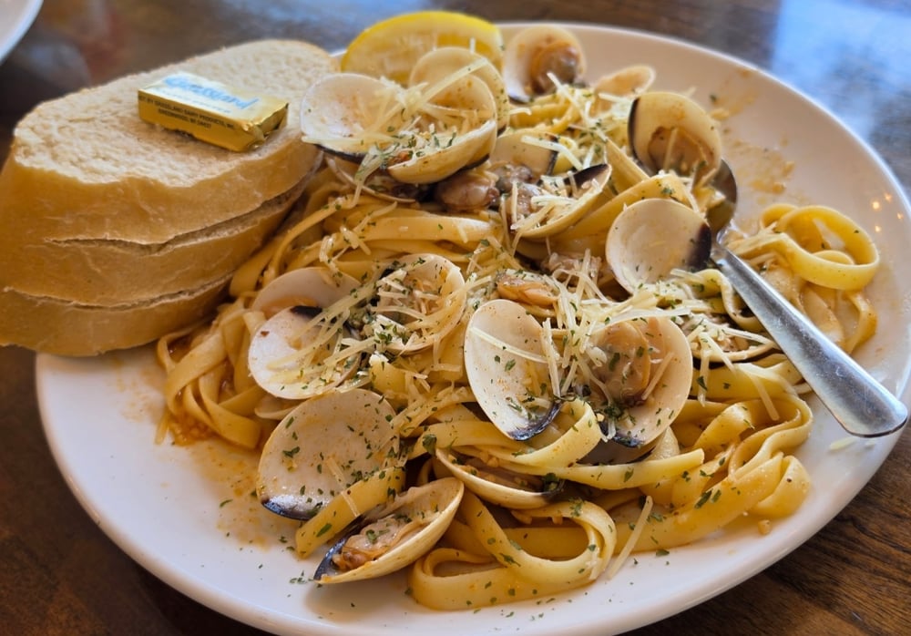Clams Fettuccine