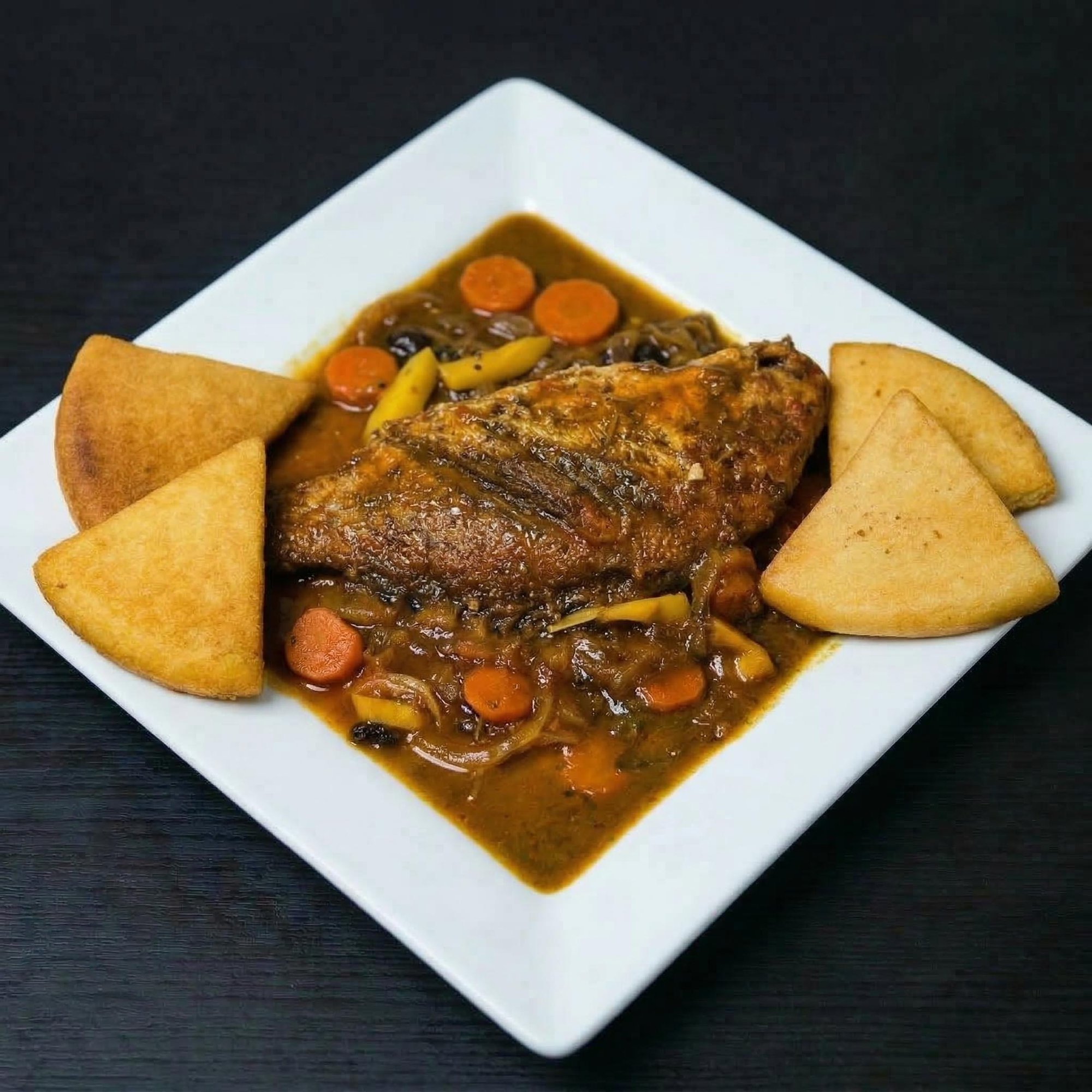 Brown Stew Fish