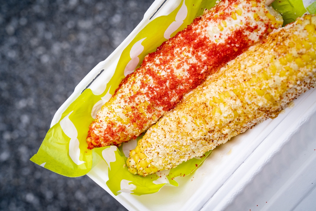 Hot Cheetos Elote Loco (On The Cob)