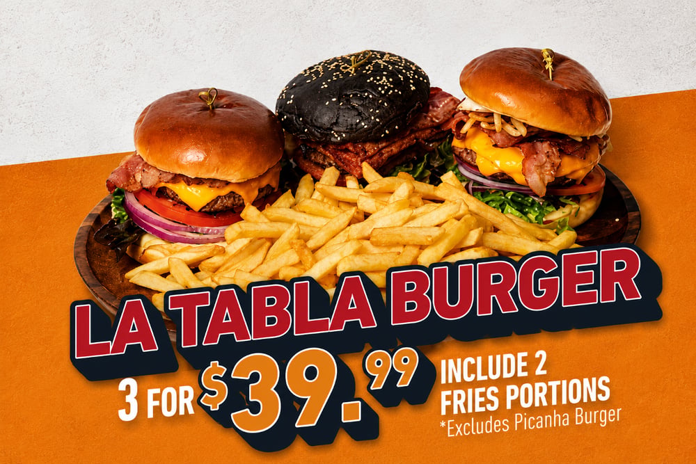 Tabla Burger PR