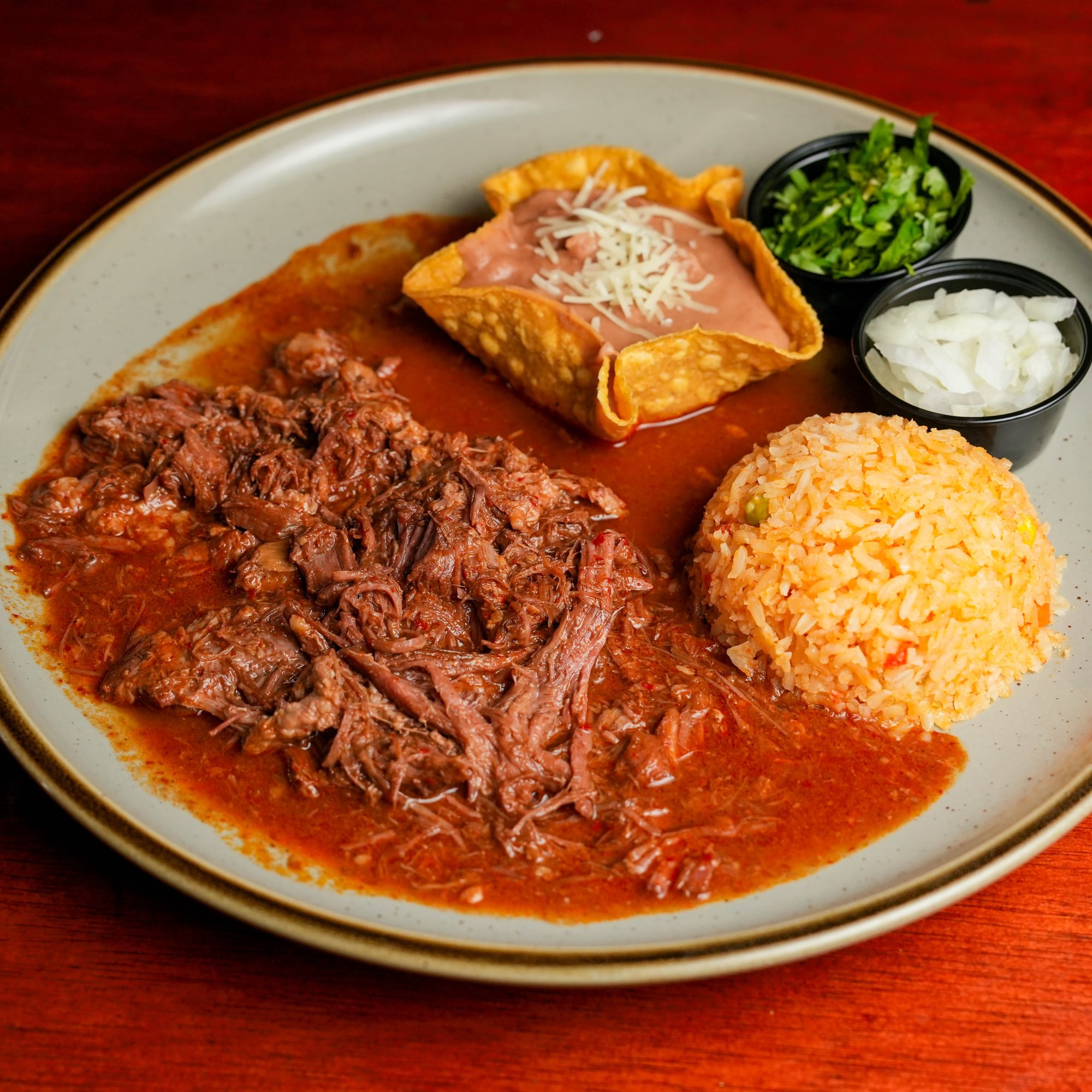 Traditional Birria Plate