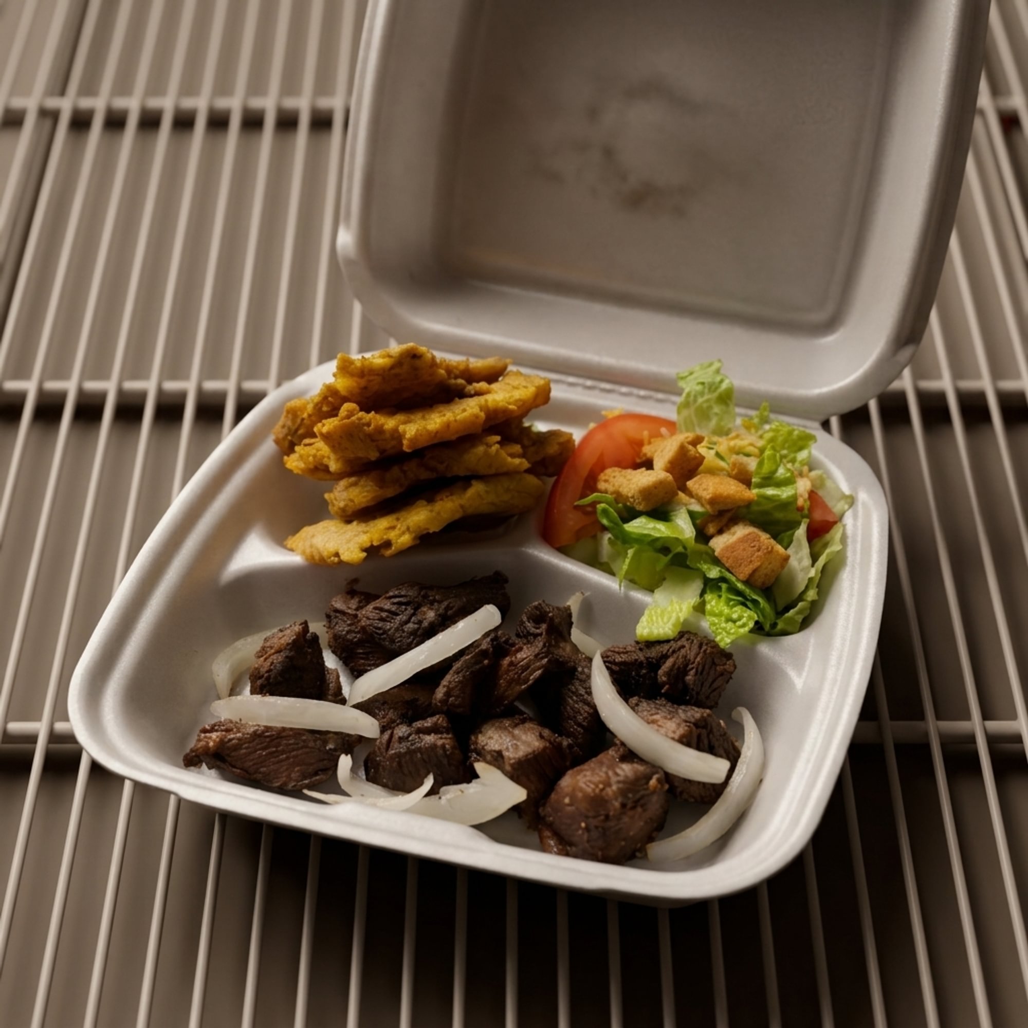 Fried Beef/Tasso Meal