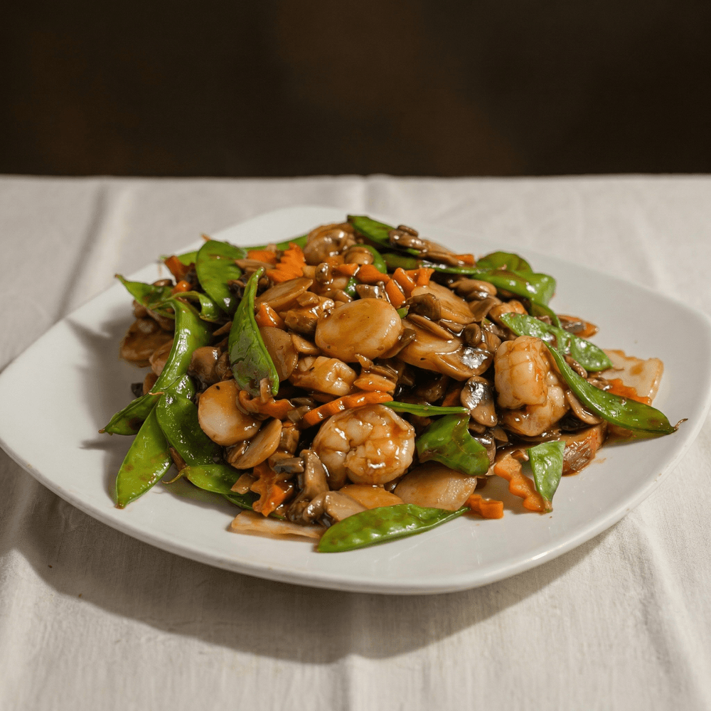 Fresh Jumbo Shrimp with Fresh Mushrooms