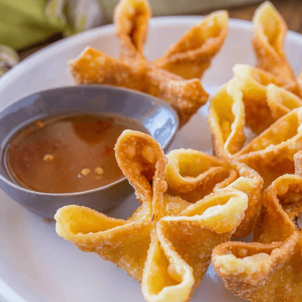 CRAB CHEESE WONTON TRAY