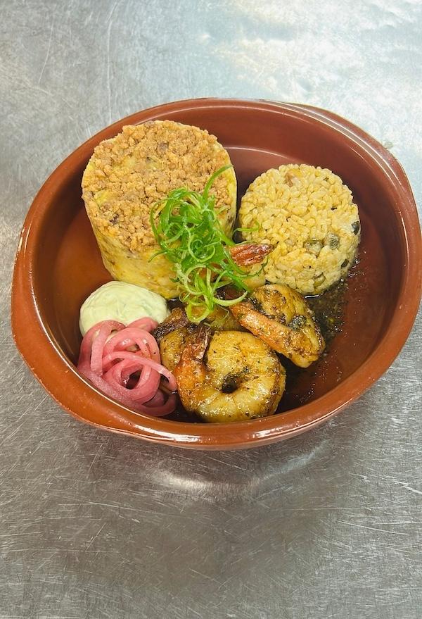 Mofongo de Camarones