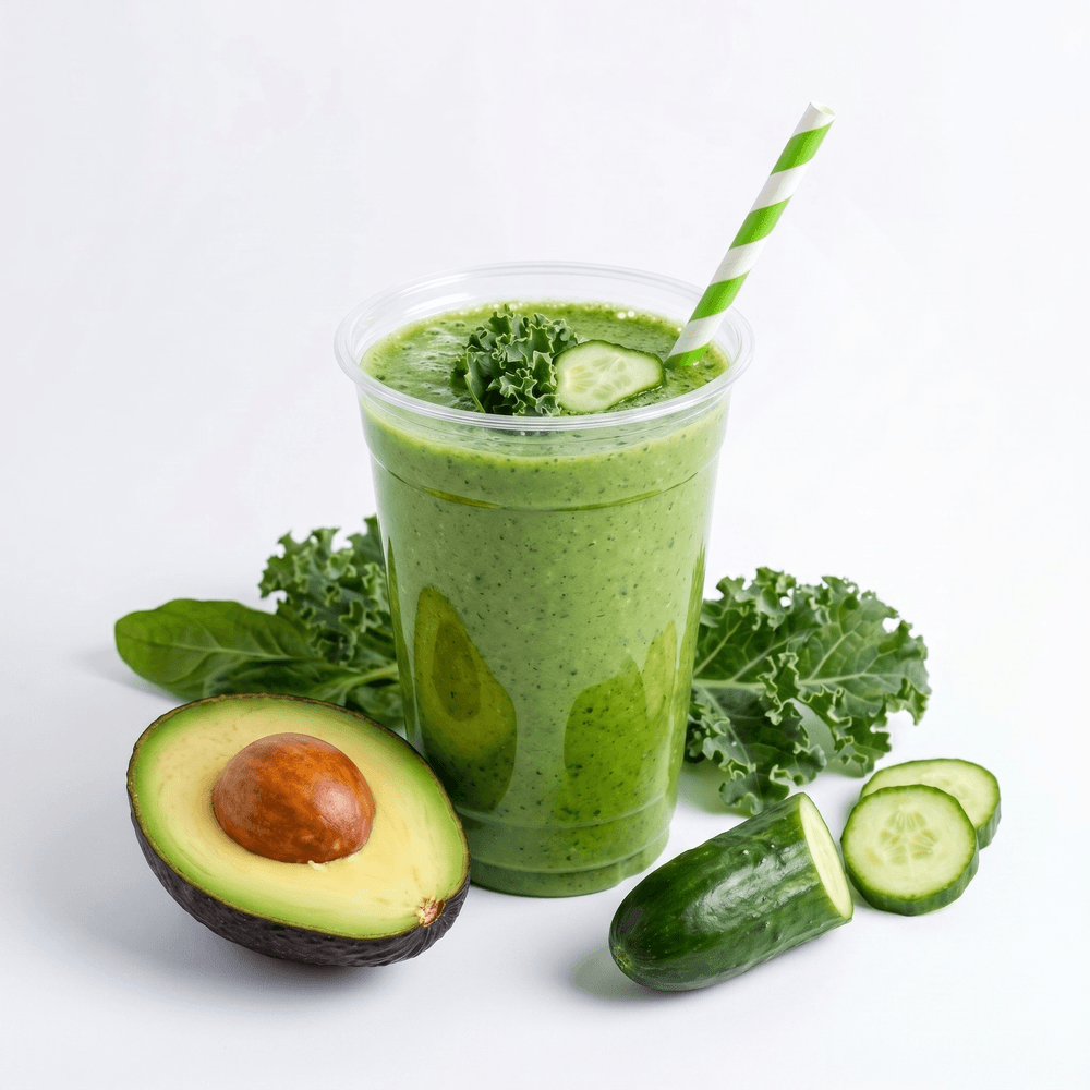 Kale Avocado Protein Smoothie