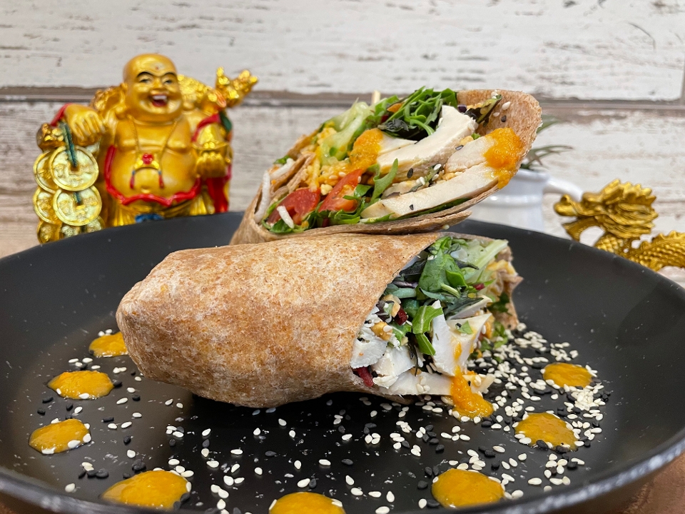 Thai Crunch Asian Chicken Wrap