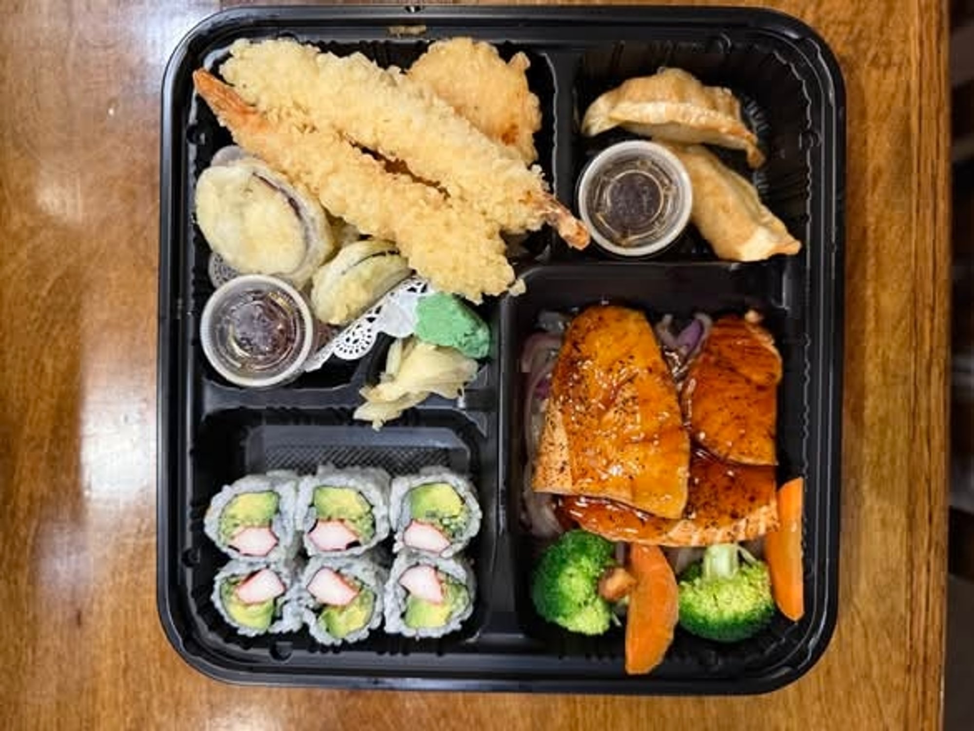 Salmon Teriyaki Bento Box